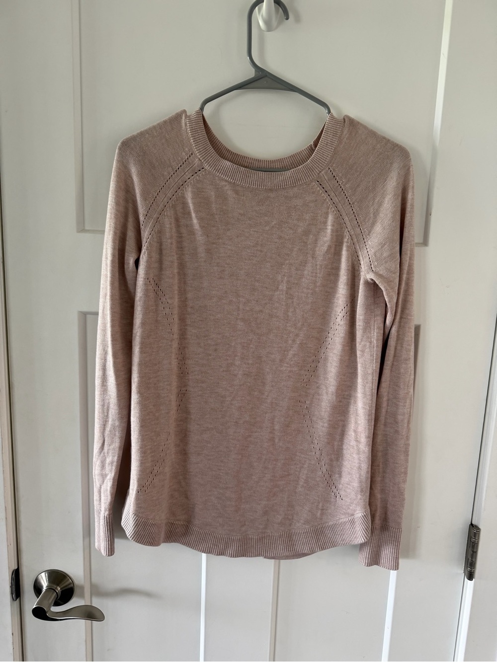 Lululemon Lead With Your Heart Sweater - Size 2 Heathered Pink Bliss